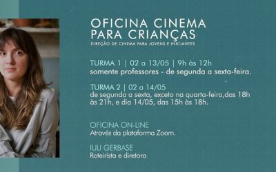 Iecine abre inscrições para a Oficina Cinema para Crianças, de forma gratuita e online para todo Brasil