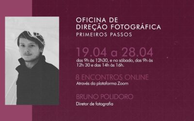 Iecine abre inscrições para oficina de Direção Fotográfica – Primeiros Olhares, realização da Secretaria da Cultura