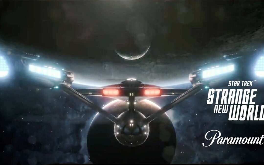 Star Trek: Strange New Worlds | Anson Mount, como Capitão Pike, na narração clássica da abertura da série