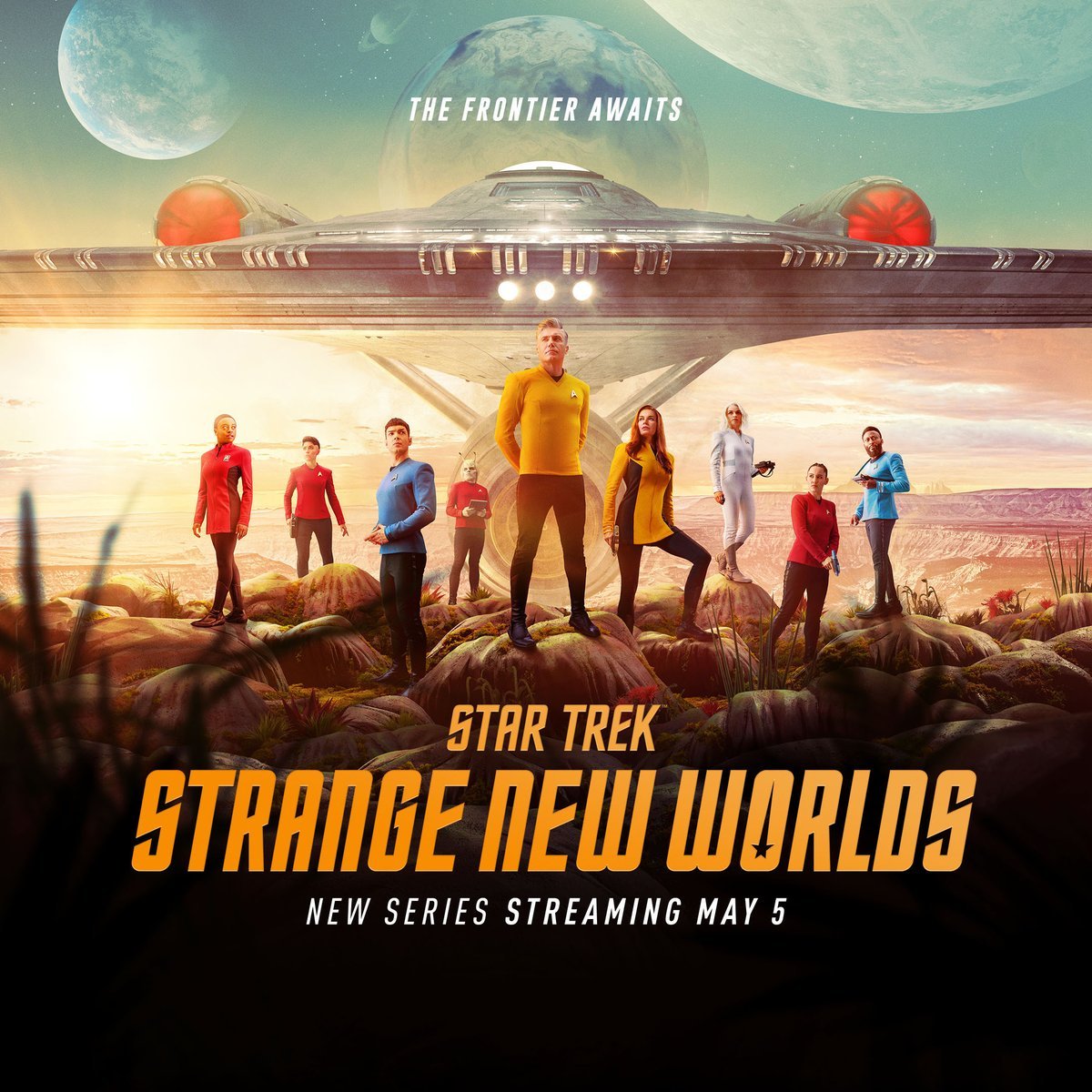 Star Trek: Strange New Worlds | Novo trailer da Paramount Plus com Anson Mount, Rebecca Romijn e Ethan Peck