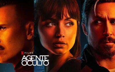 Agente Oculto | Netflix | Chris Evans e Ana de Armas em pôsteres do filme dos Irmãos Russo