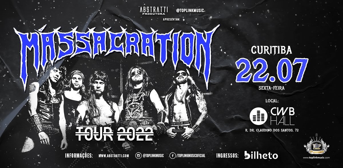 Massacration | Banda humorística de Heavy Metal retorna aos palcos com show especial em Curitiba