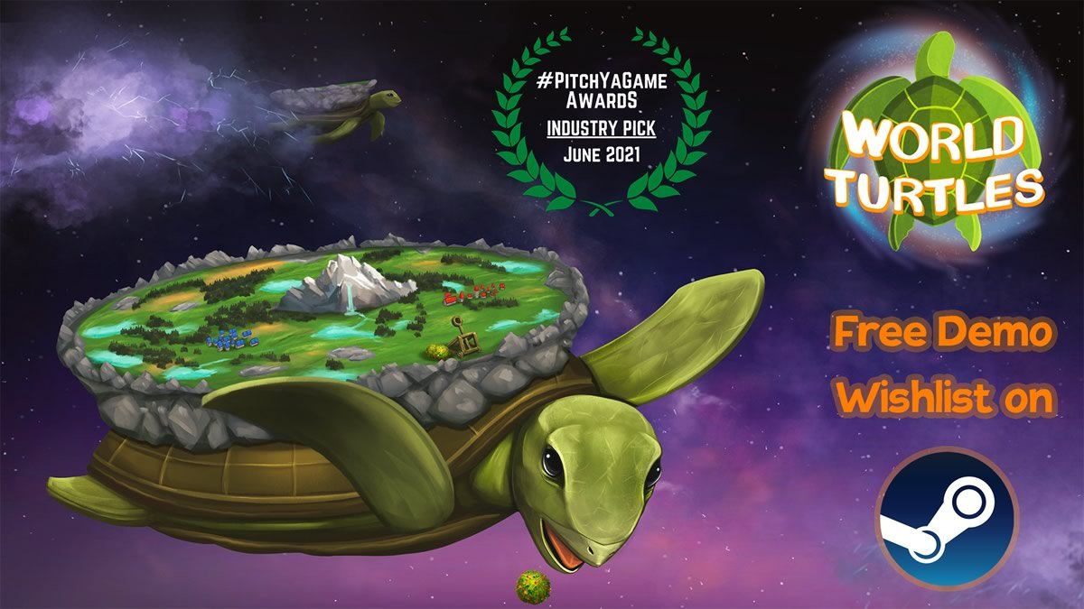 World Turtles, um incrível construtor de colônias nas costas de uma tartaruga gigante, em breve para PC