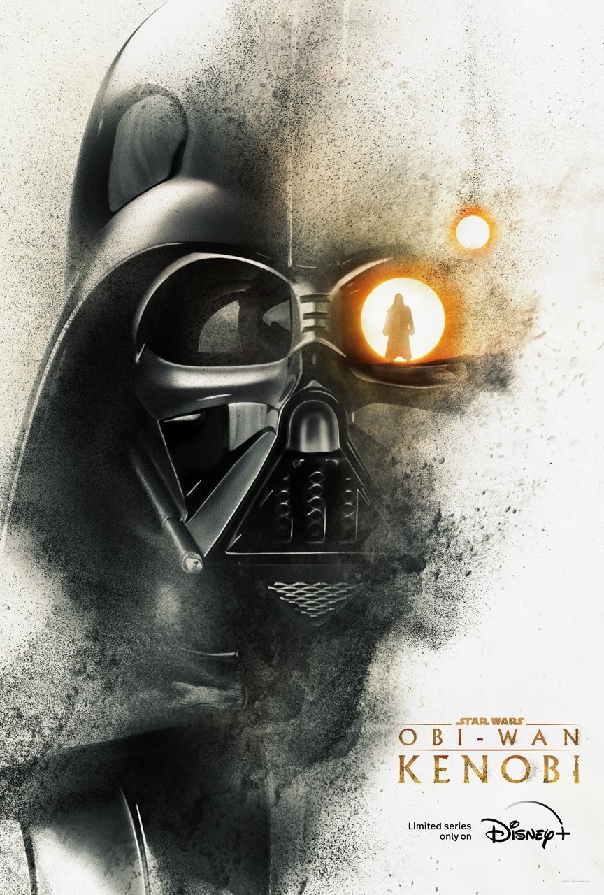 Obi Wan Kenobi Star Wars Serie Poster Dath Vader - Obi-Wan Kenobi | Pôsteres individuais dos personagens da série Star Wars na Disney Plus com Ewan McGregor
