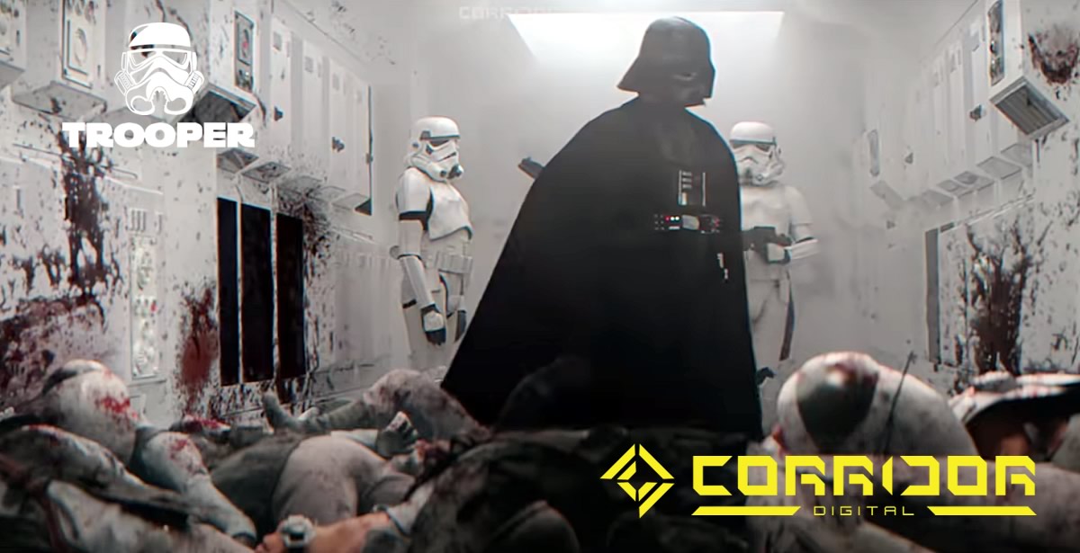 Star Wars | Equipe do Corridor Digital se reúnem para corrigir o problema de visão dos Stromtroopers em Uma Nova Esperança