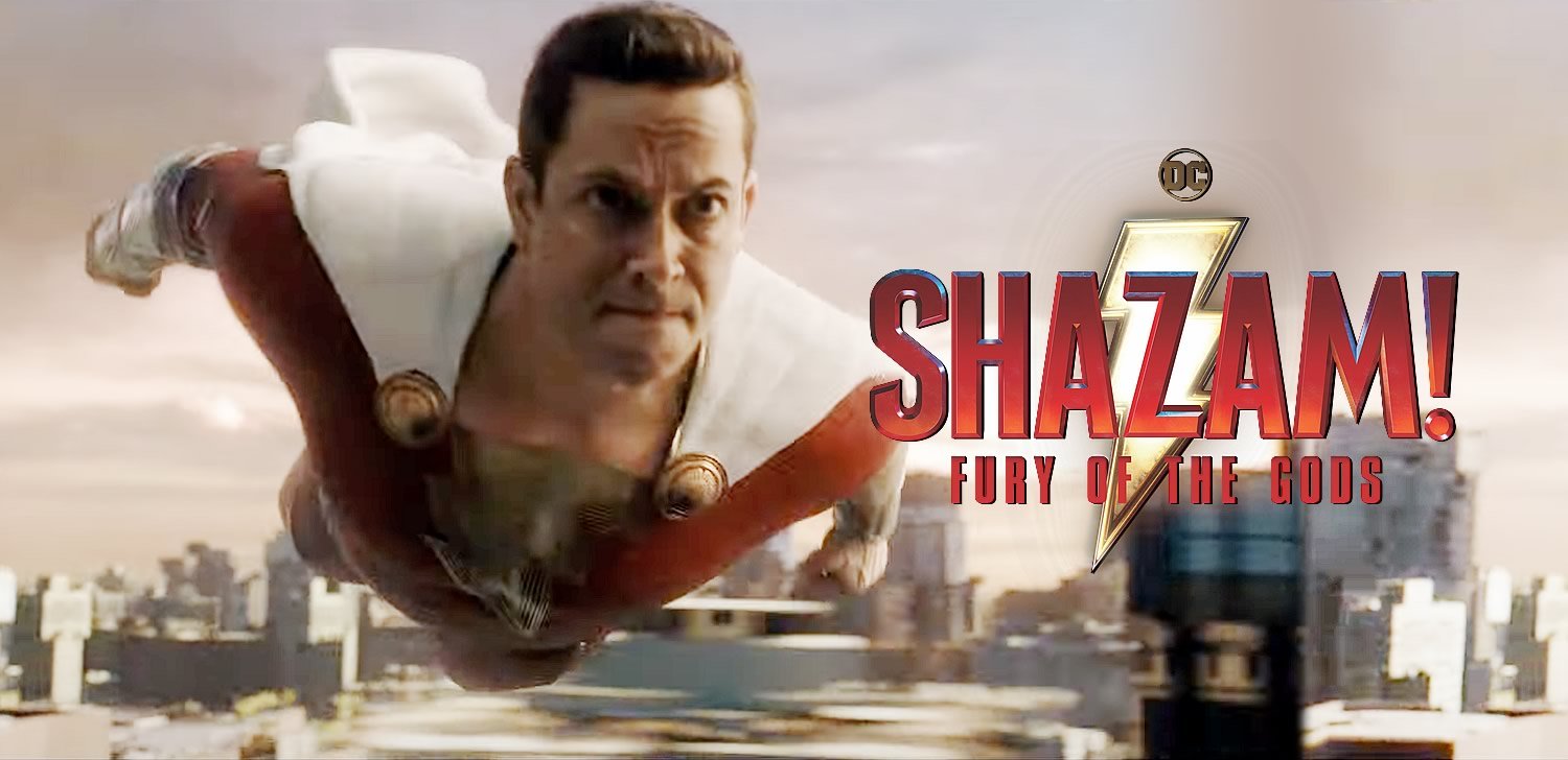 Shazam! Fúria dos Deuses | Trailer na San Diego Comic Con com Zachary Levi e Asher Angel como Billy Batson