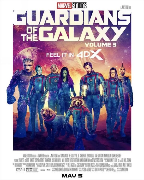 Galáxia Vol 3 | Marvel Studios lançou diversos cartazes promocionais dos heróis desajustados da galáxia