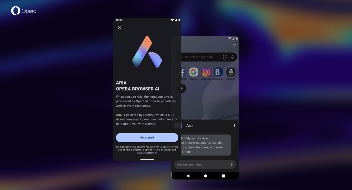 Aria | Opera apresenta a nova IA integrada ao navegador com acesso a informações em tempo real da web