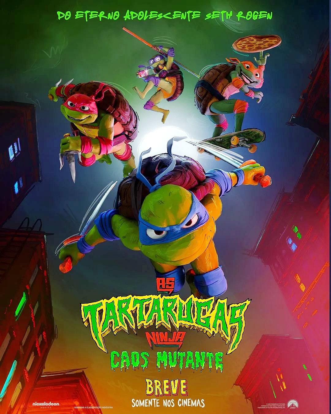 As Tartarugas Ninja: Caos Mutante | Novo trailer da animação com Jackie Chan e Paul Rudd