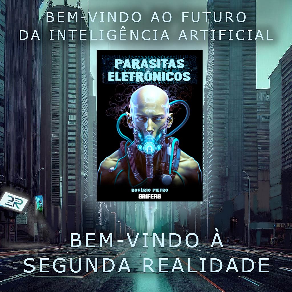 Parasitas Eletrônicos | Consequências da Inteligência Artificial são exploradas em livro de ficção científica de Rogério Pietro