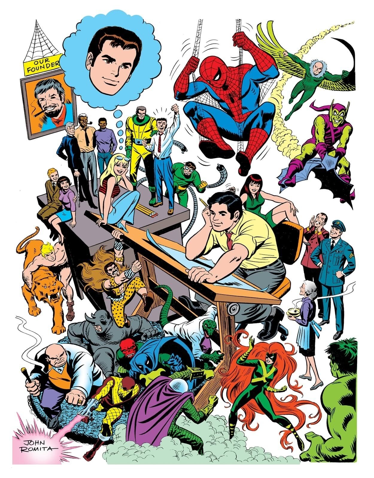 John Romita | Icônico artista da Marvel Comics, falece aos 93 anos deixando um legado para a história dos quadrinhos