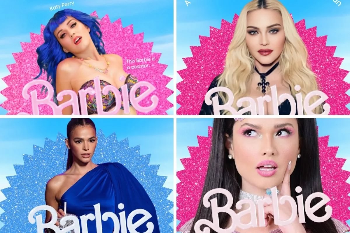 Equipe de marketing do filme da Barbie criou inteligência artificial para que as pessoas possam criar um pôster do filme com o seu rosto ao invés da boneca. 