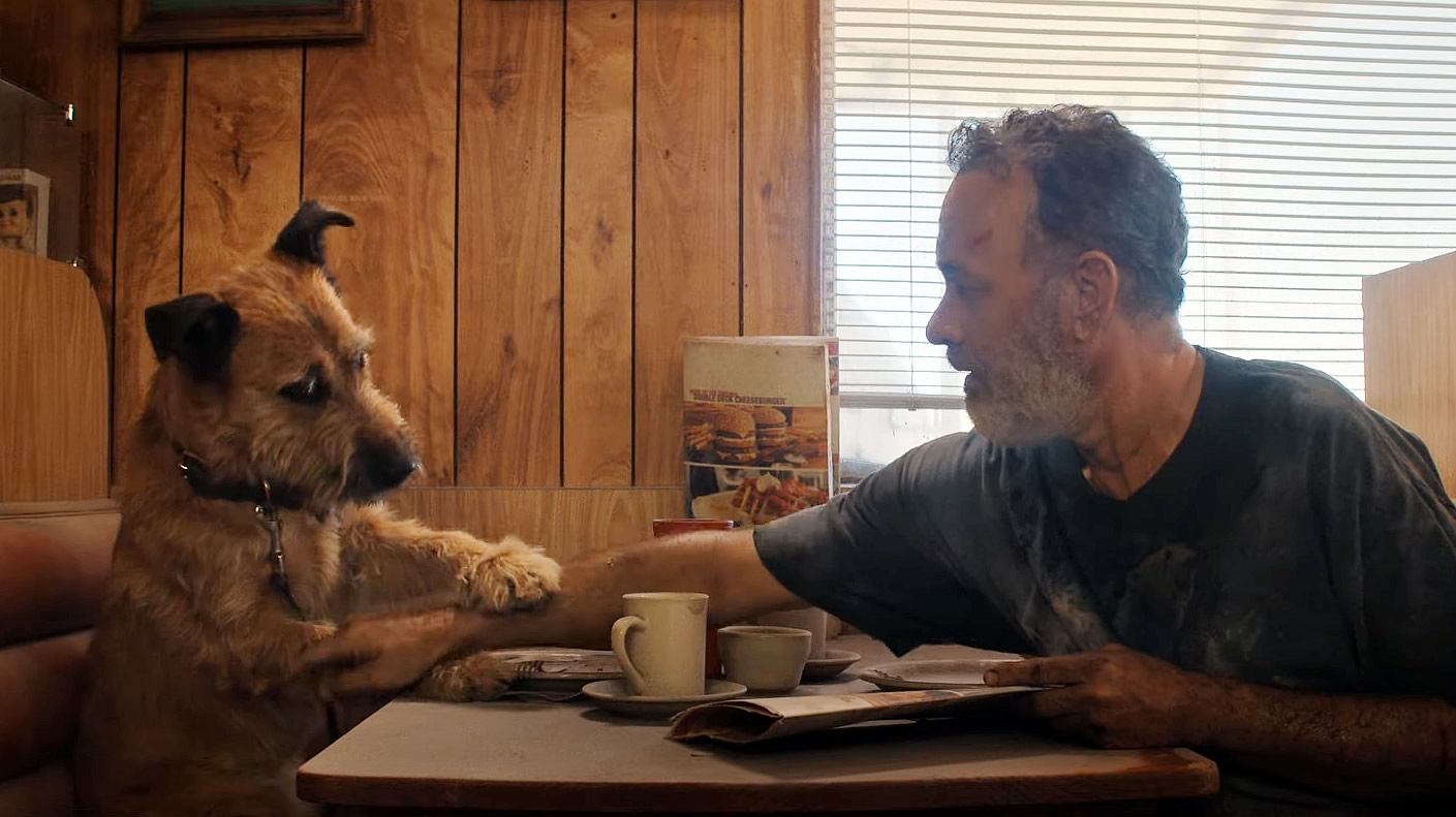 Tom Hanks fez o teste com um cachorro, em Finch