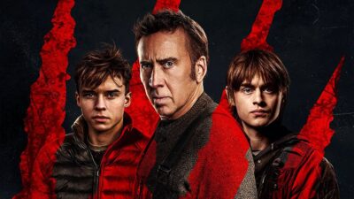 Arcadian | Nicolas Cage, Jaeden Martell e Maxwell Jenkins combatendo monstros em ficção científica pós-apocaliptica