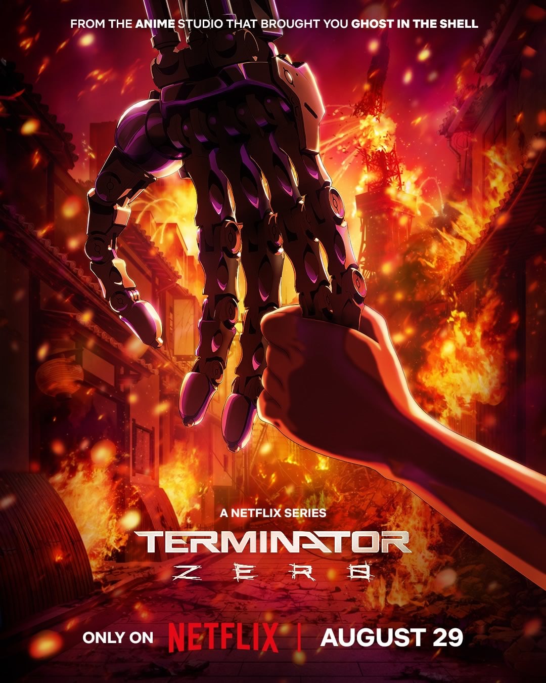 O Exterminador do Futuro ZERO: Série Anime da Netflix com Timothy Olyphant e Rosario Dawson