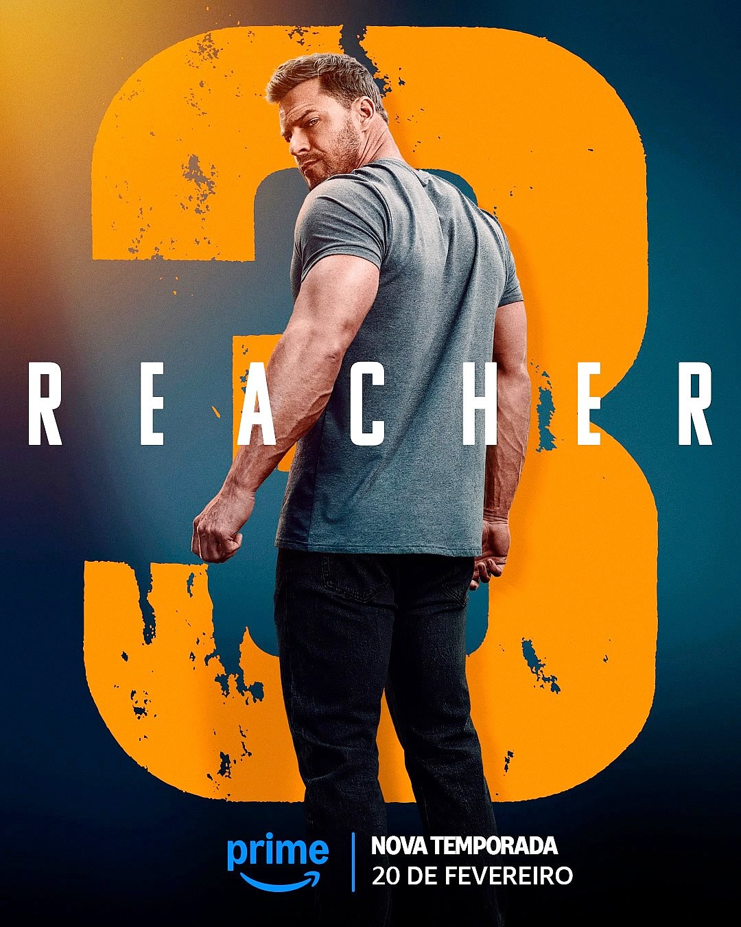 Reacher 3 | Jack Reacher interpretado por Alan Ritchson na terceira temporada da série no Prime Video