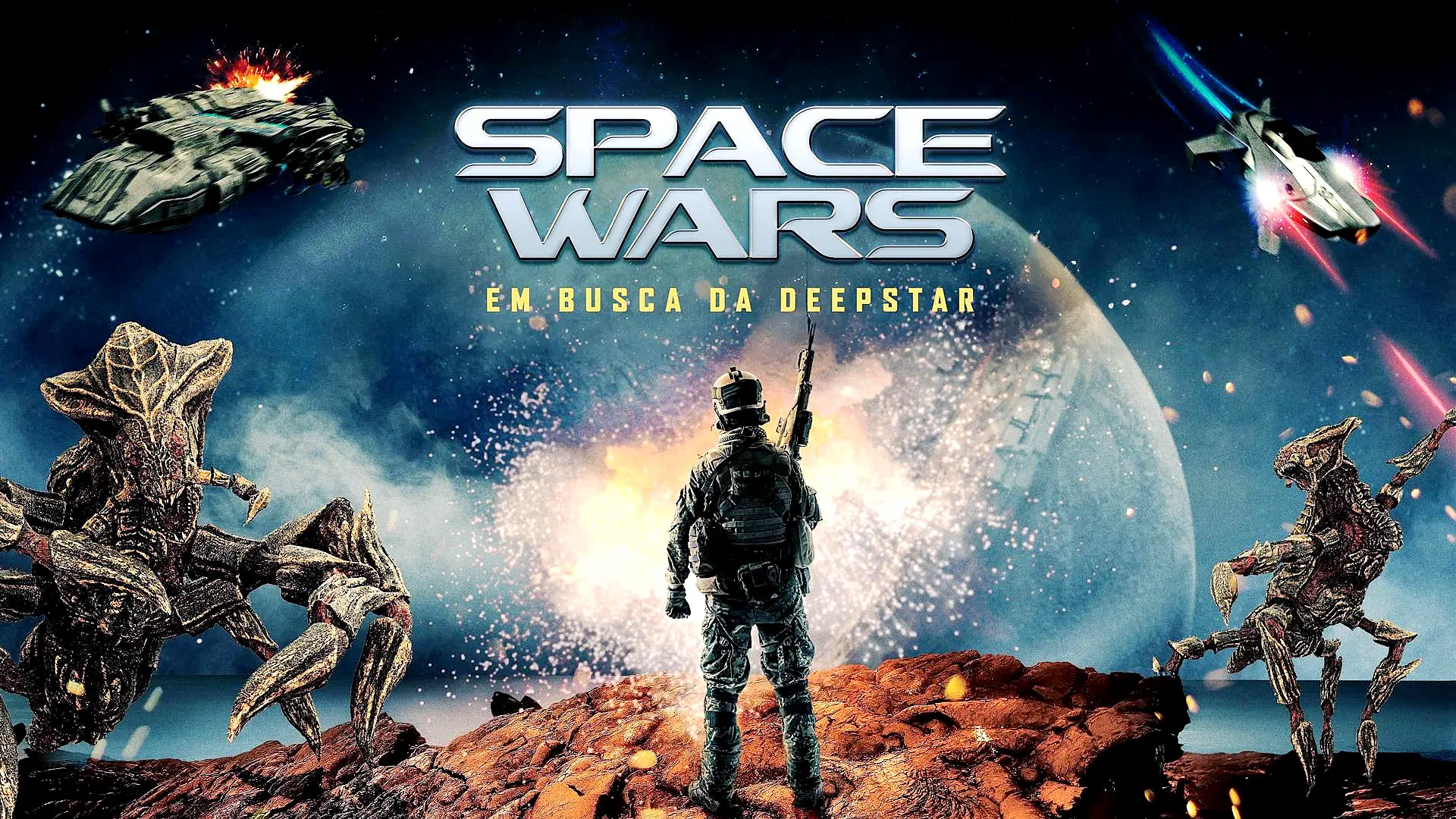 Space Wars Em Busca da Deepstar Ficção científica de aventura espacial de 2022 dirigido por Garo Setian