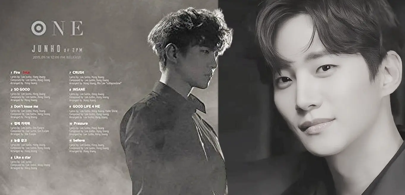 Lee JunHo | ONE primeiro álbum solo do artista com 11 faixas lançado em 2015