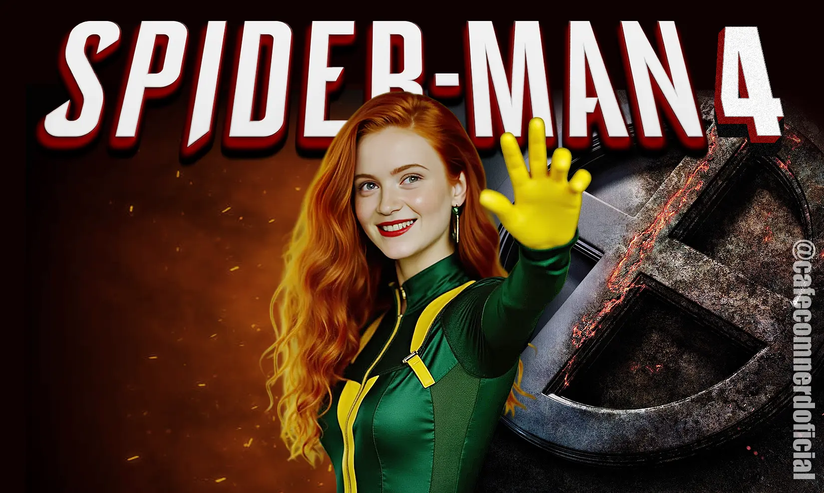 Homem-Aranha 4 | Sadie Sink como Jean Grey aumentam os rumores de mais um possível personagem do MCU