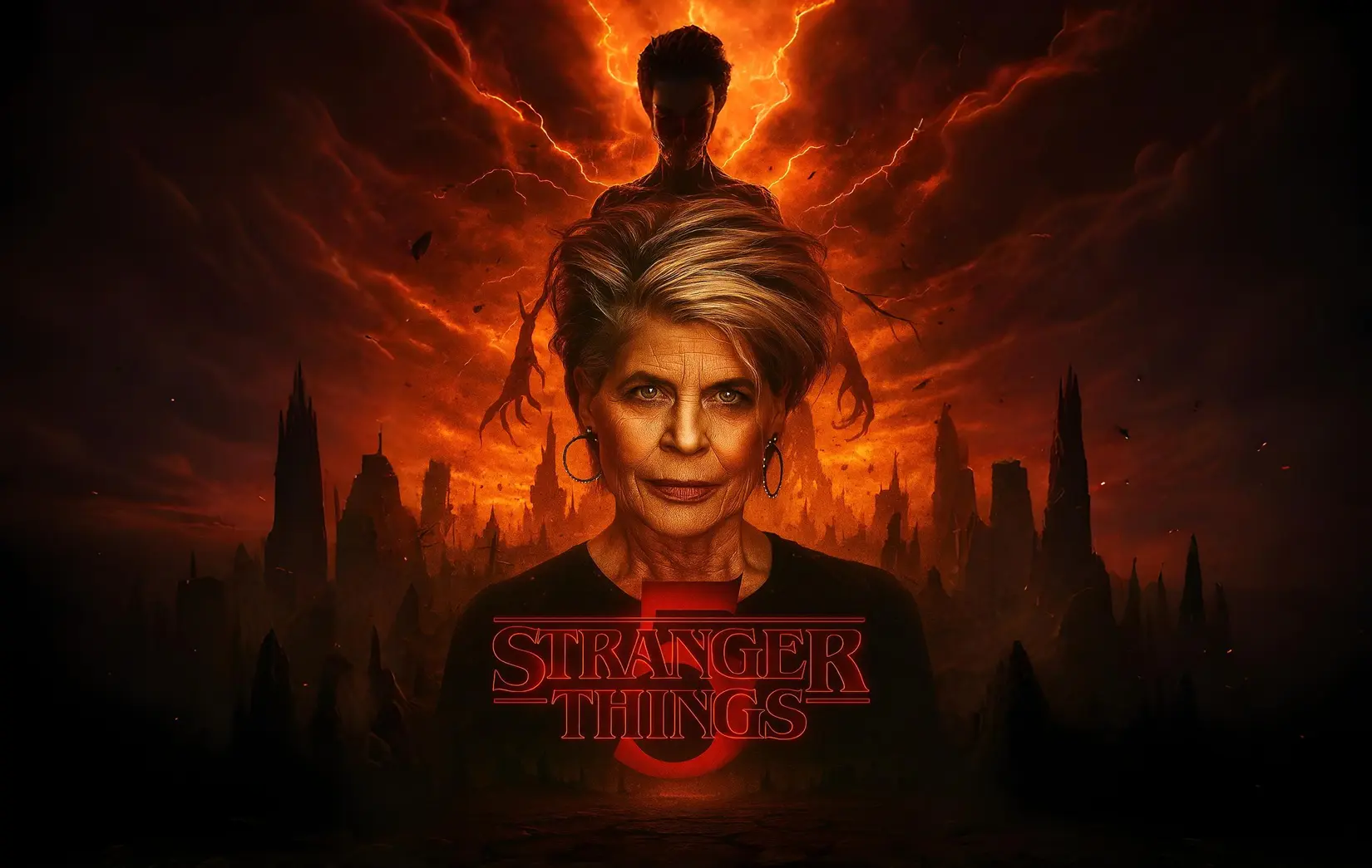 Stranger Things 5 | Linda Hamilton como Dra. Kay na quinta e última temporada da série na Netflix Stranger Things 5 | Linda Hamilton como Dra. Kay na quinta e última temporada da série na Netflix