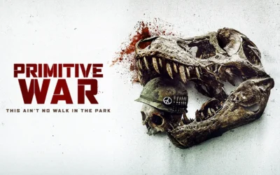 Primitive War | Pelotão militar enfrenta dinossauros com Tricia Helfer e Jeremy Piven