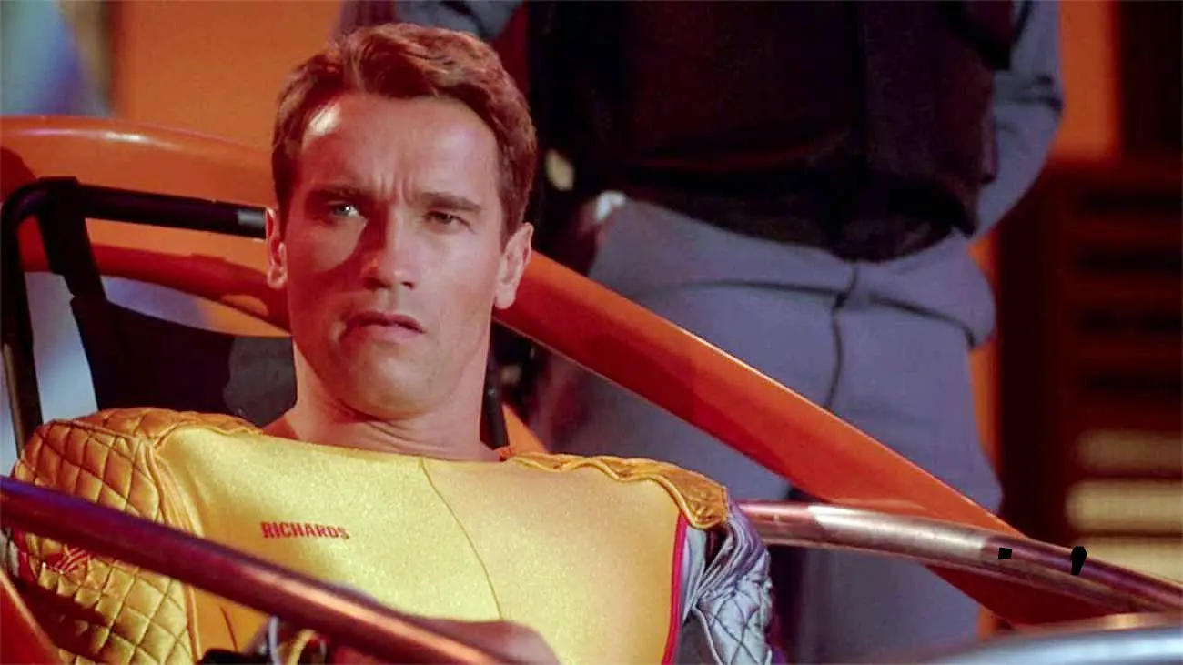 The Running Man com Arnold Schwarzenegger