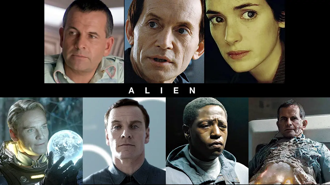 Os androides sintéticos do universo Alien