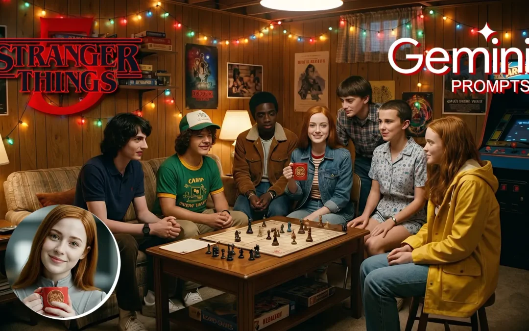 Stranger Things 5 | Prompts Gemini Free para gerar imagens com os personagens da série da Netflix