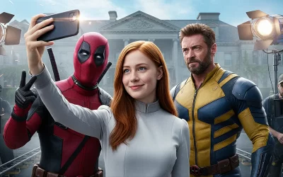 Selfie dos Bastidores com personagens famosos criado com Inteligência Artifical – Aprenda Fazer