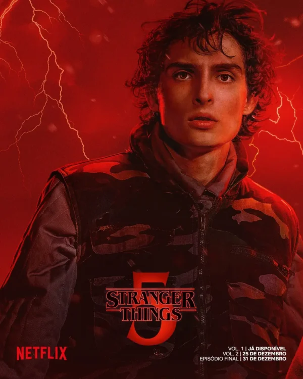 Stranger Things 5 Volume 2 | Pôsters dos personagens da série dos irmãos Duffer na Netflix