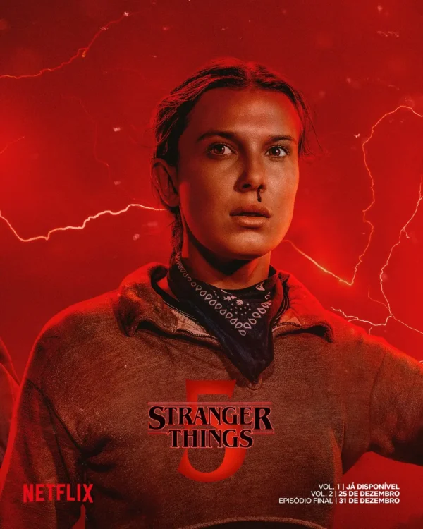 Stranger Things 5 Volume 2 | Pôsters dos personagens da série dos irmãos Duffer na Netflix