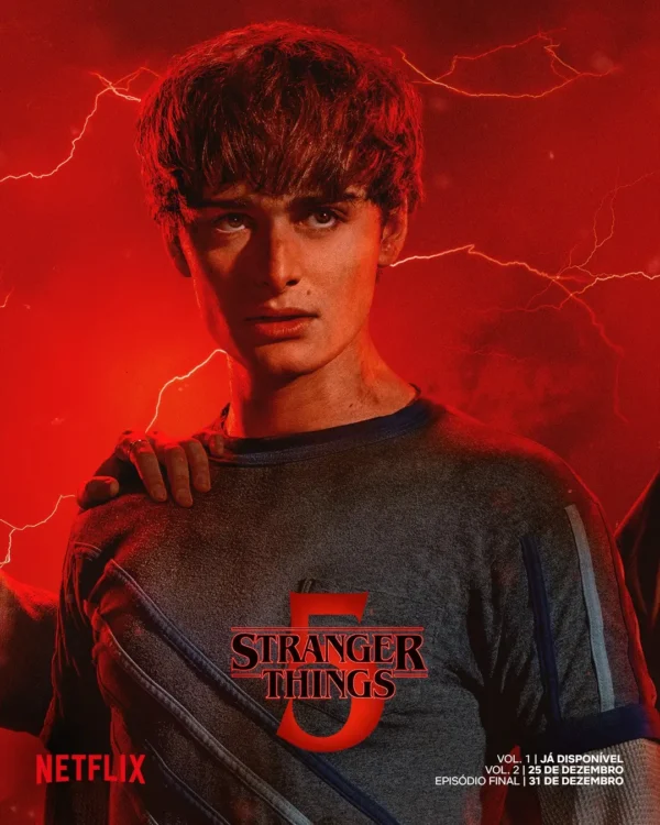 Stranger Things 5 Volume 2 | Pôsters dos personagens da série dos irmãos Duffer na Netflix