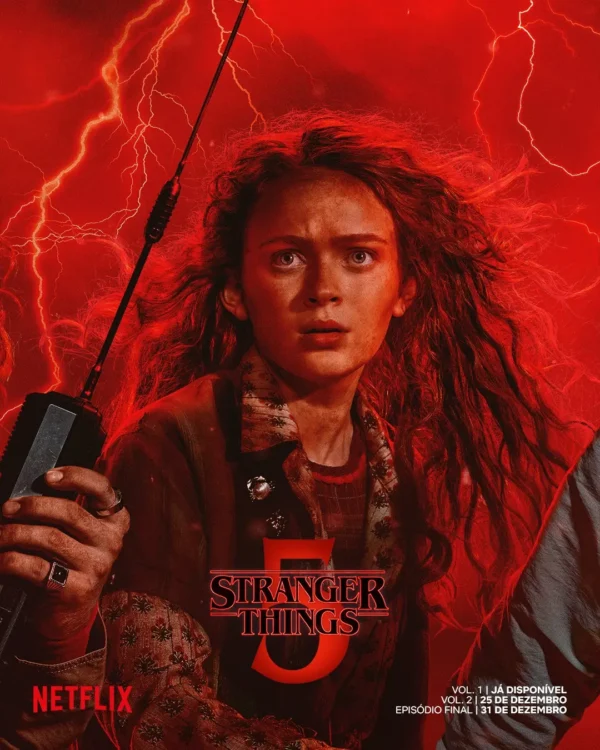 Stranger Things 5 Volume 2 | Pôsters dos personagens da série dos irmãos Duffer na Netflix