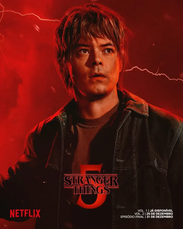Stranger Things 5 Volume 2 | Pôsters dos personagens da série dos irmãos Duffer na Netflix