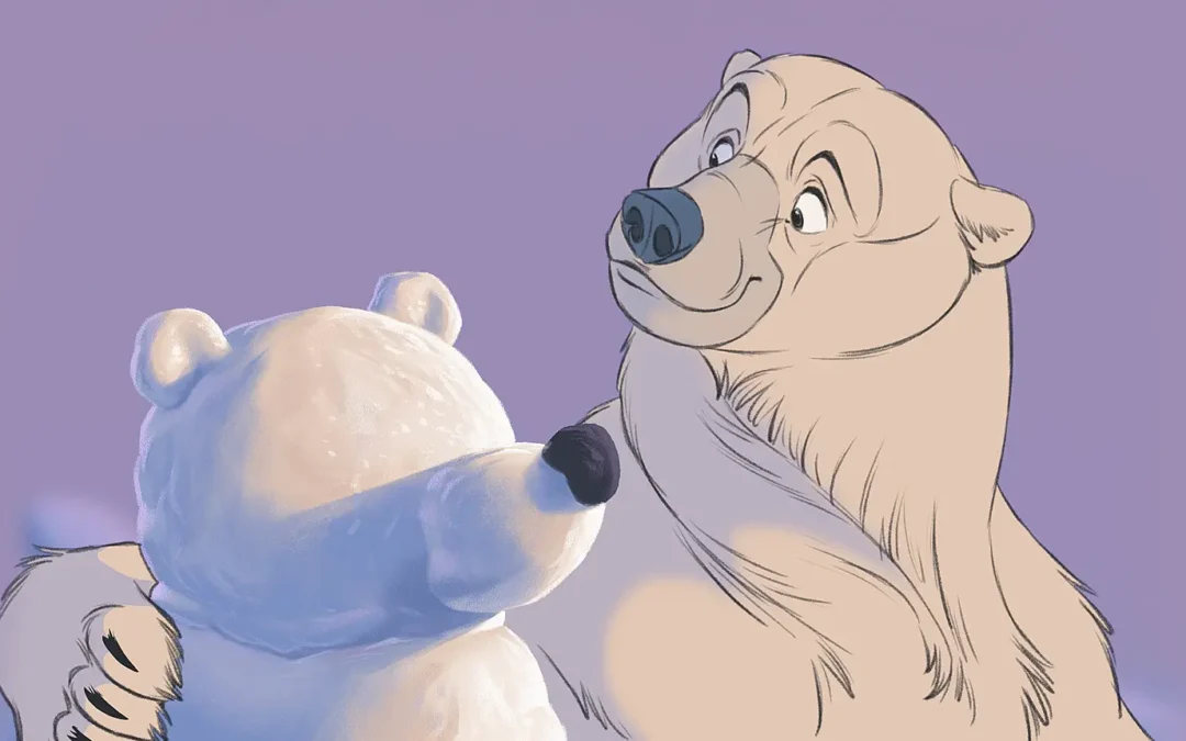 Snow Bear | Aaron Blaise e seu curta animação desenhado a mão
