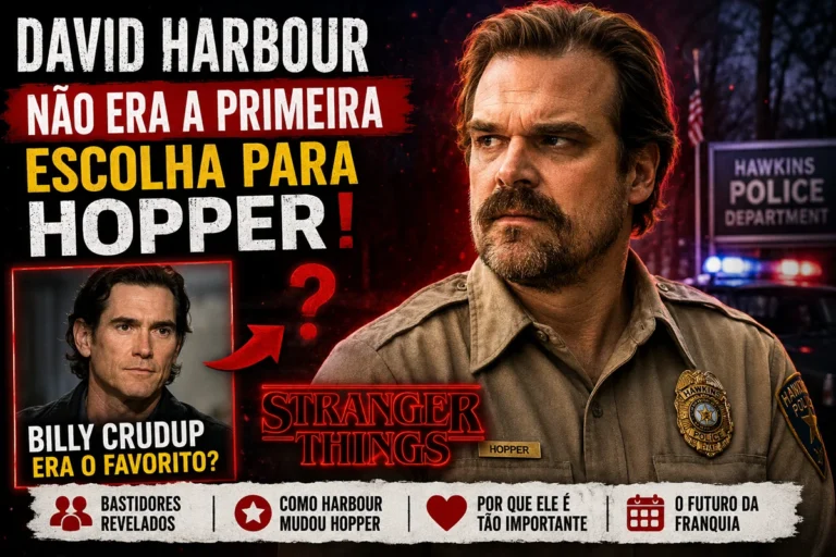David Harbour não era a primeira escolha de Stranger Things para interpretar Hopper