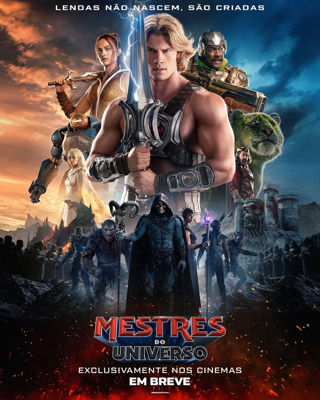 Trailer final de He-Man e os Mestres do Universo aposta forte na nostalgia e surpreende fãs
