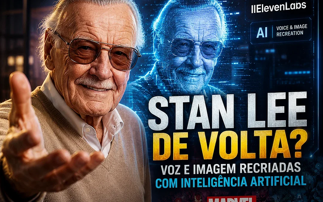 Stan Lee ganha voz e imagem recriadas por IA em parceria com a ElevenLabs