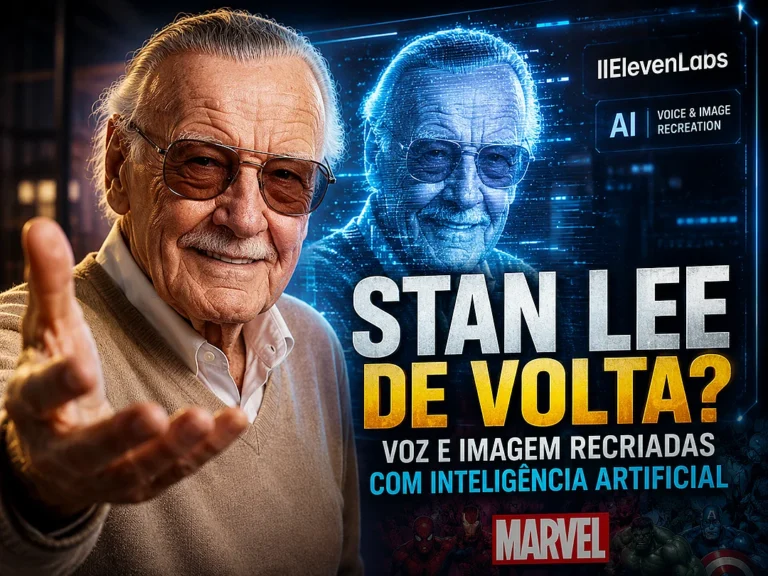 Stan Lee ganha voz e imagem recriadas por IA em parceria com a ElevenLabs