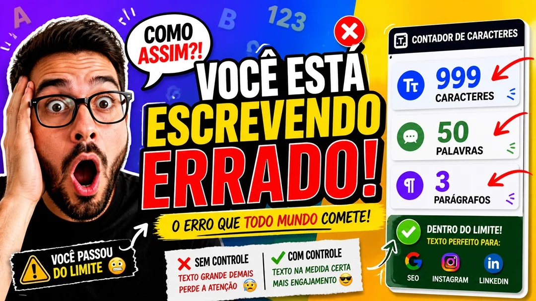 Contador de Caracteres e Palavras