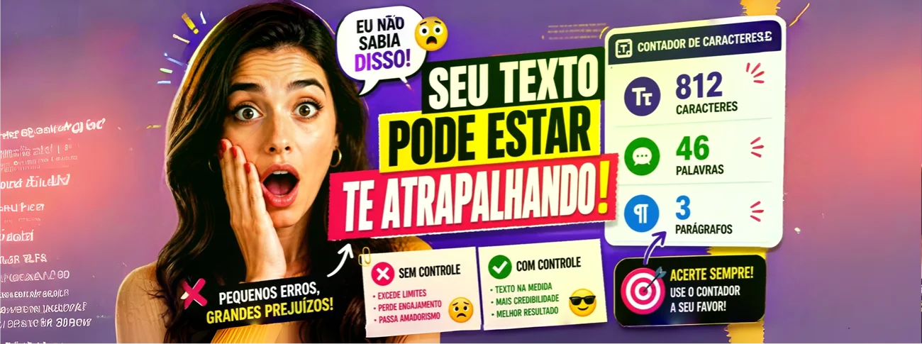 Contador de Caracteres e Palavras