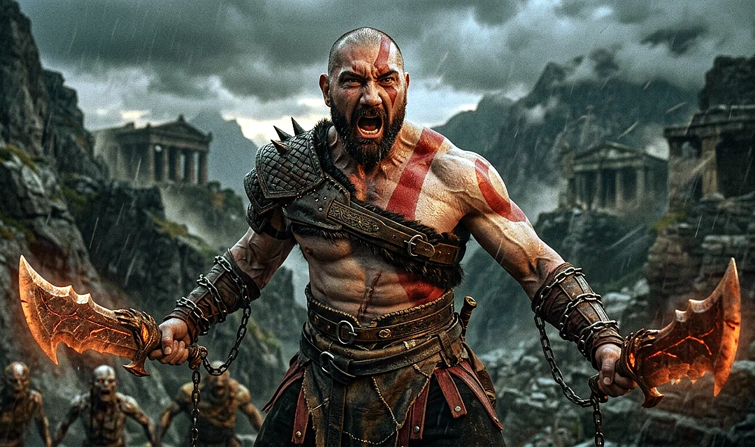 Dave Bautista pode viver Kratos na série de God of War do Prime Video