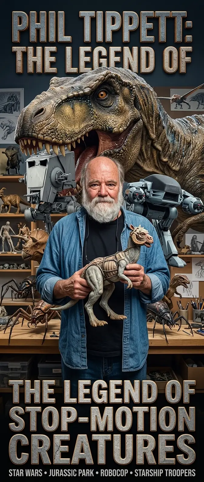 Tippett Studio | Rumores sobre o fechamento do estúdio de Phil Tippett foram exagerados