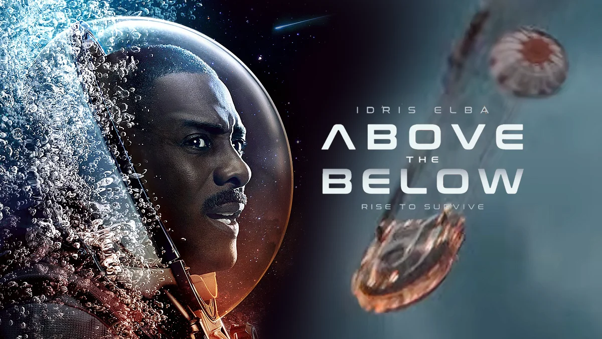 Above the Below 2026 | Sobrevivendo ao Abismo, ficção científica com Idris Elba e Caitlin FitzGerald