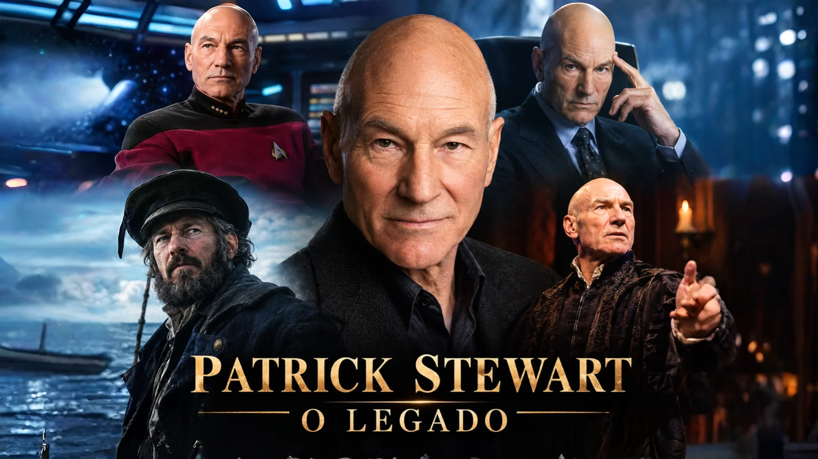 Patrick Stewart: eterno Picard e Xavier morre aos 86 Patrick Stewart: eterno Picard e Xavier morre aos 86